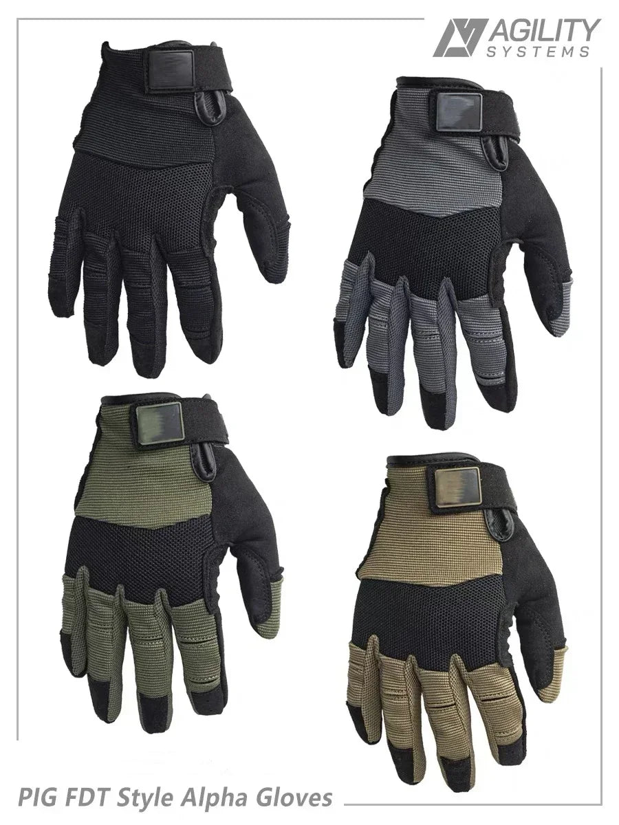 Pig FDT style gloves for outdoor camping riding Breathable lightweight non-slip touch screen