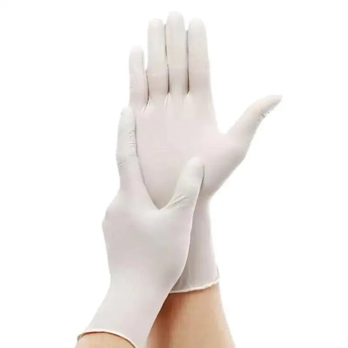 10/50/100PCS White Disposable Nitrile Gloves Waterproof Cleaning Gloves Household Cleaning Vehicle Maintenance Tattoo Tools